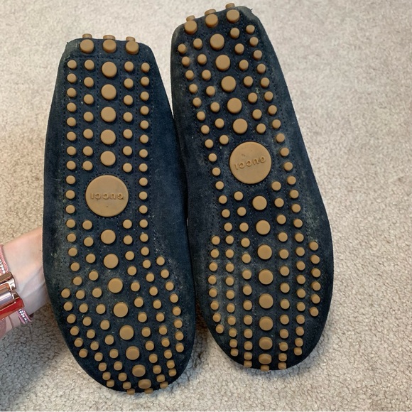 Gucci moccasins drivers loafers blue/red women’s size 38 1/2 - Picture 9 of 16